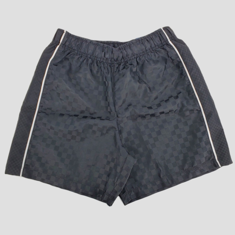 DSG Boys Medium Woven Soccer Shorts Black Elastic Waist Loose Fit Drawstring New